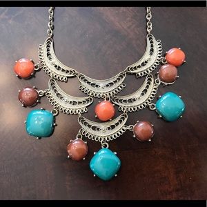 Bib statement necklace